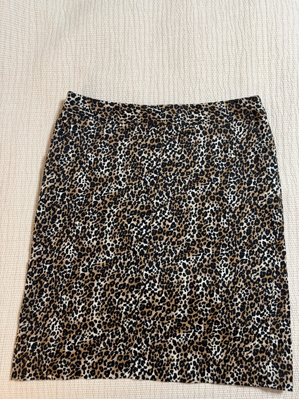 Willi Smith Leopard Animal Print Straight Pencil Skirt| Size 12